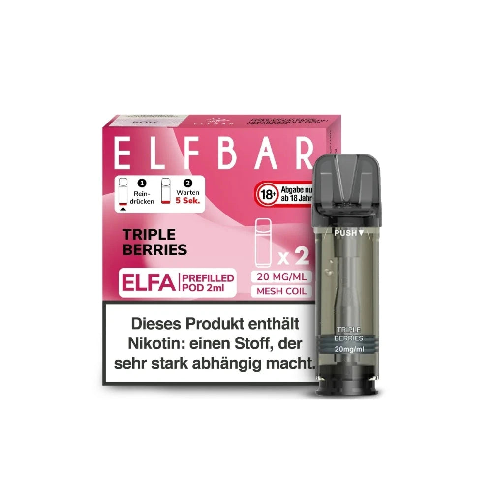 ELFBAR ELFA Pod 2er Pack 20mg/ml - verschiedene Sorten Elfbar